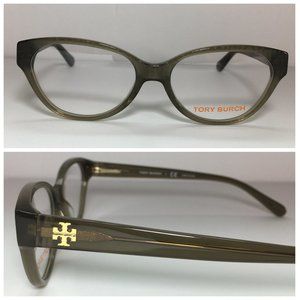 Tory Burch Olive Cat Eye Eyeglasses Frames NWOT.